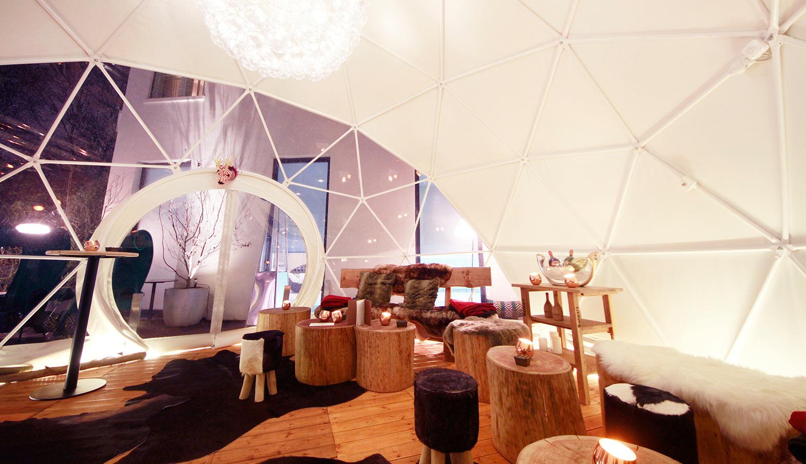 Intérieur chaleureux d’un Cocoon
